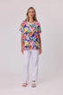Classified Bloom Pop Top - Blue