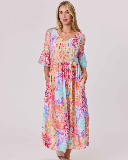 Classified Maitai Dress - Coral