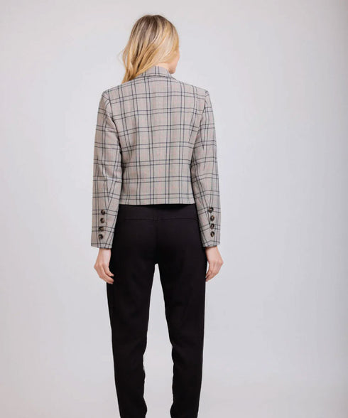 Mi Moso Contessa Blazer - Plaid