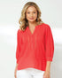 Newport Kent Textured Shirt - Coral
