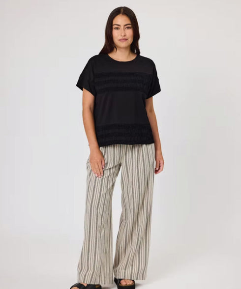 Duo Cove Panel Top - Black