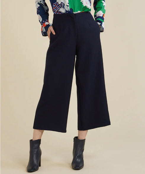 Yarra Trail Crop Urban Pant - Navy