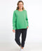 Elm Divine Crew Sweat Shirt - Green Briar