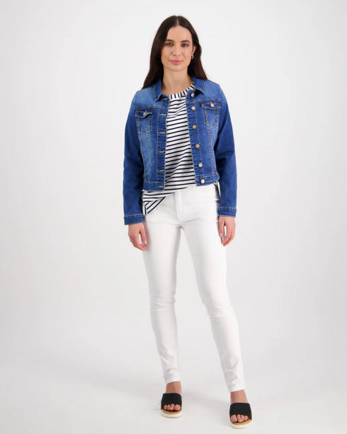 Vassalli 2017A Denim Jacket - Blue Wash