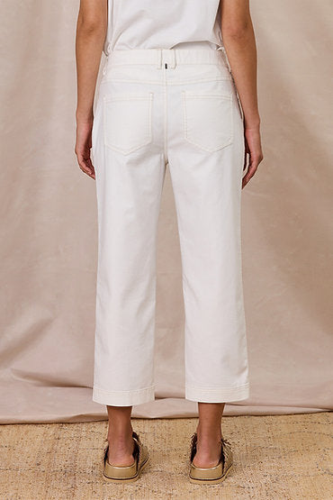 Design Nation Roamer Crop Pant - Soft White