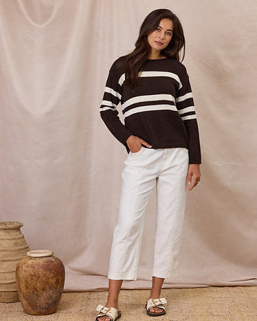 Design Nation Roamer Crop Pant - Soft White