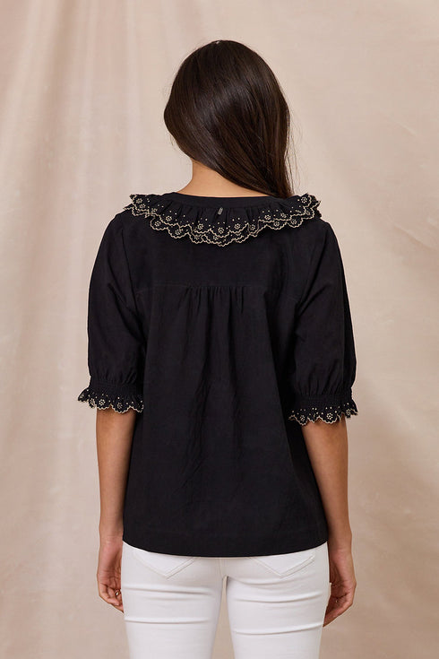Design Nation Stevie Top - Black