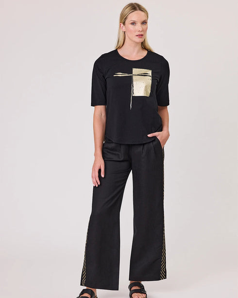 Duo Essential Dragonfly Tee - Black