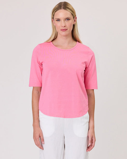 Duo Essential Tee Plain - Pink