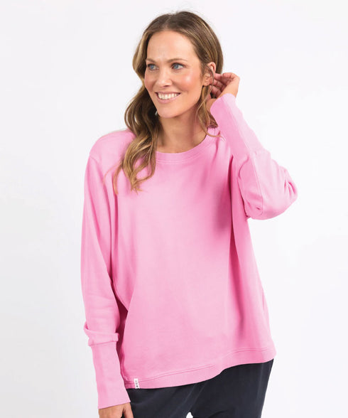 Elm Divine Crew Sweat Shirt -Strawberry