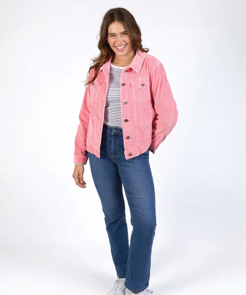 Elm Fleur Cord Jacket - Charm Pink