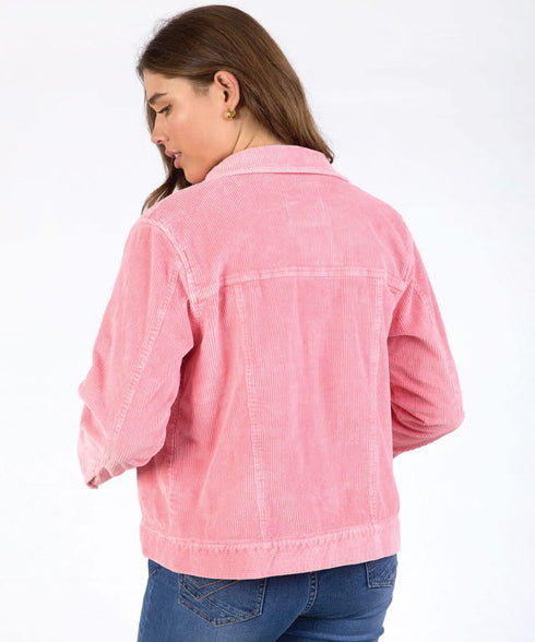Elm Fleur Cord Jacket - Charm Pink
