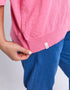 Elm Mazie V Neck Sweat - Pink Lemonade