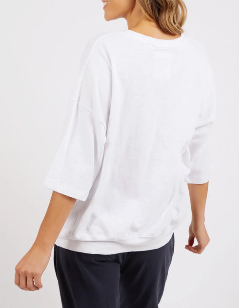 Elm Mazie Sweat - White