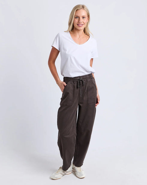 Elm Quinn Barrel Jogger - Choc