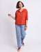 Elm Saltair Light Weight Linen Jacket - Tangello