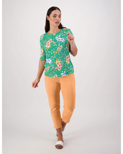 Vassalli Lush Round Neck Tee - Lush