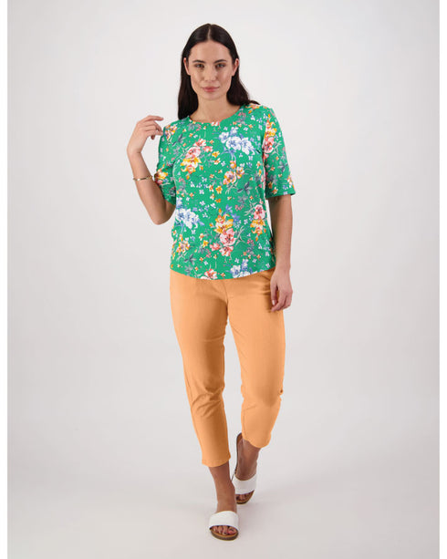 Vassalli Lush Round Neck Tee - Lush