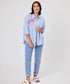 Duo Lexie Embroidered Shirt - Blue Stripe