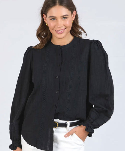 Elm Fennel Shirt - Black