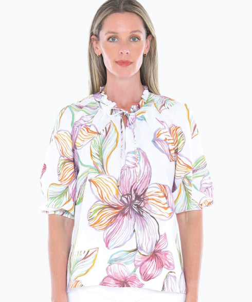 Jump Floraline Top Multi Colour