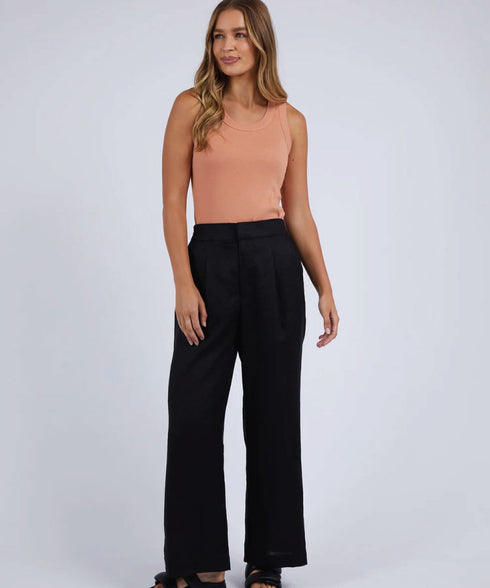 Foxwood Elina Wide Leg Pants - Black