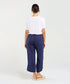 Black Stone Arabella Petal Hem Pant - French Navy