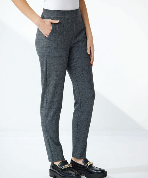 Newport Owen Ponti Pant - Black Mini Houndstooth