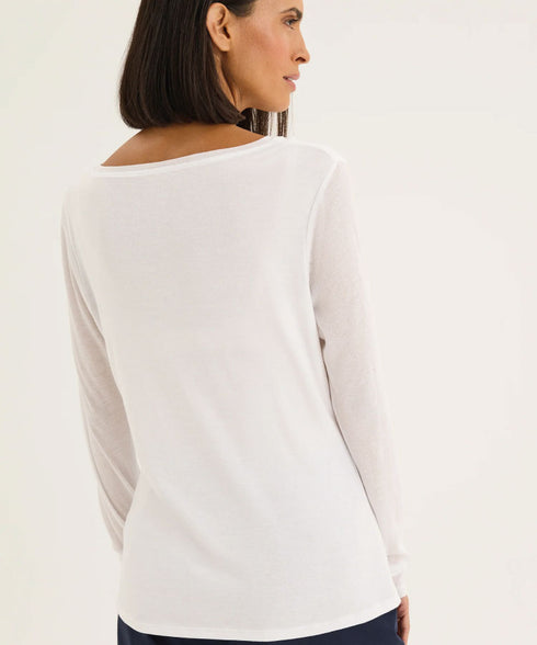 Yarra Trail Ice Layer Tee - White