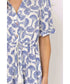 Amaya Kayden Shirt Dress - Blue Print