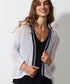LD + C Ottoman Cardi - White/Black
