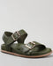 La Sansa Naked Arches Leather Sandal - Dark Olive