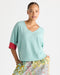 LD+Co Contrast Cuff Top - Iced