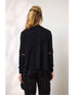 Duo Luna Split Cardigan - Black