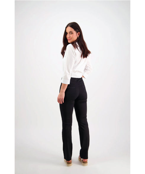 Vassalli Slim Full Length lightweight Pull On pant - Black