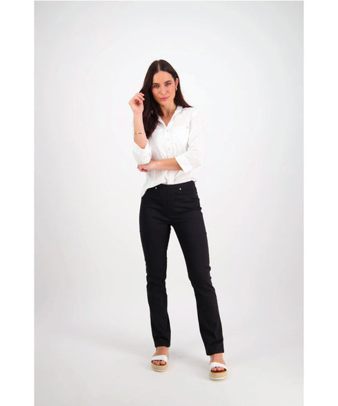 Vassalli Slim Full Length lightweight Pull On pant - Black