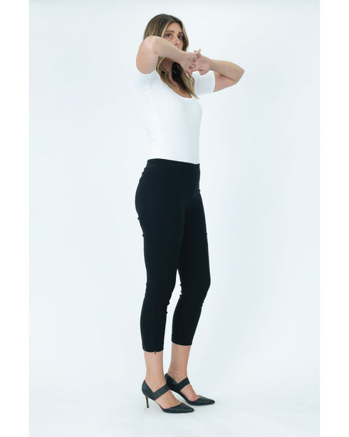 Maglia 7/8 zip leg Pants - Black