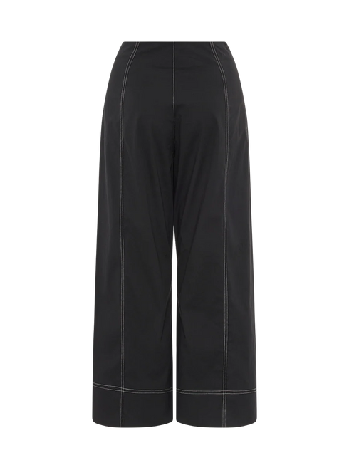 Marco Polo Essential Wide Leg Pant - Black