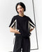 Marco Polo Lounge and Leave Top - Black