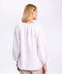Marco Polo Raglan Sleeve Peasant Top - White