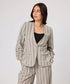 Duo Amber Stripe Blazer - Natural Stripe
