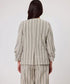 Duo Amber Stripe Blazer - Natural Stripe