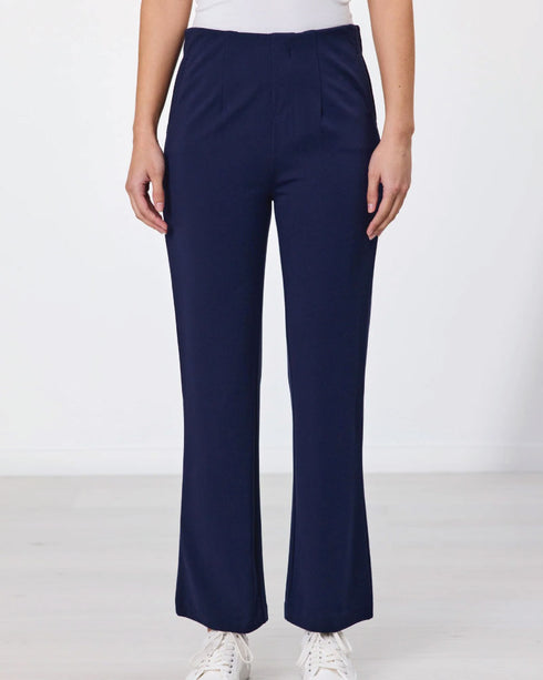 Newport Ronan Pull on Flare Pant - Navy
