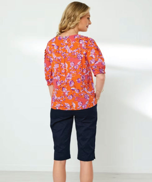 Newport Element Print Blouse