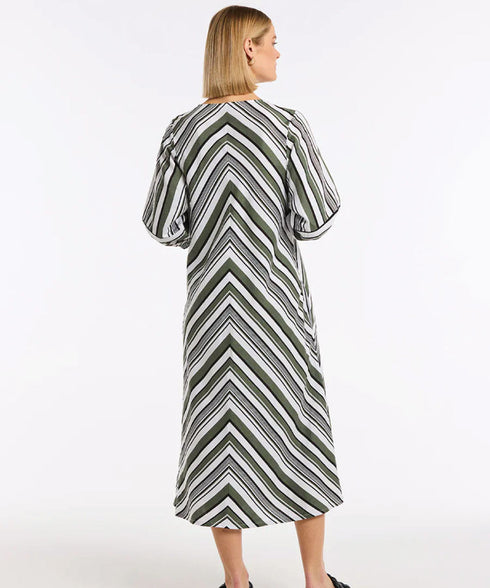 Marco Polo Splice Stripe Dress
