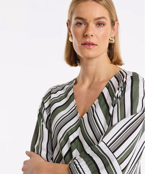 Marco Polo Splice Stripe Dress