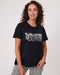 Classified Print Logo Tee - Black