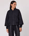 Duo Lotus Quilted Jacket - Black