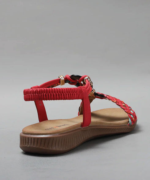 CC Resorts Xtra Sandal - Red Multi