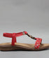 CC Resorts Xtra Sandal - Red Multi